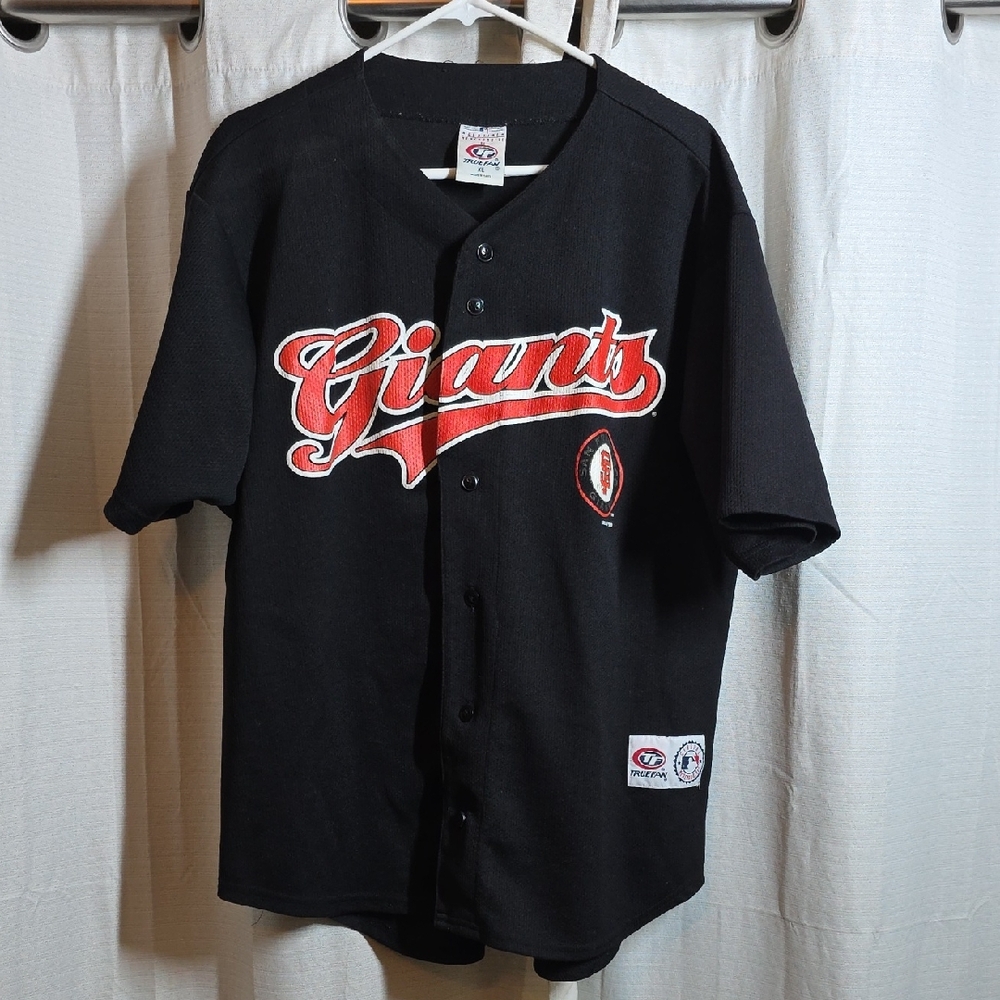 Black Giants Baseball Jersey